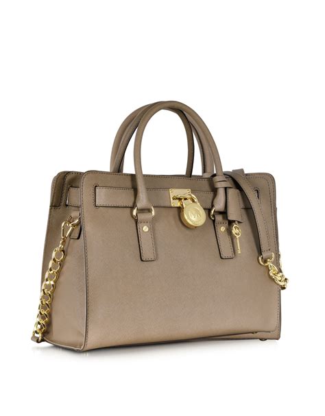 michael michael kors large saffiano leather satchel|Michael Kors edith large satchel.